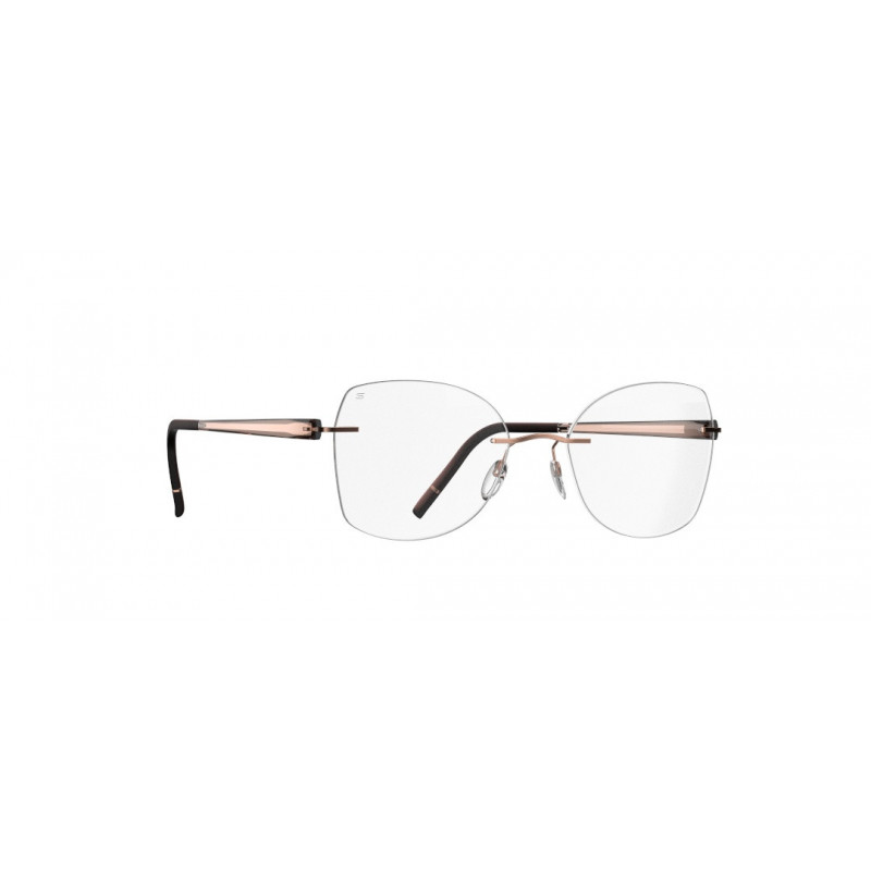 Eyeglasses Silhouette The Sky Demo Rimless 5600 3630  Rosewood 54mm