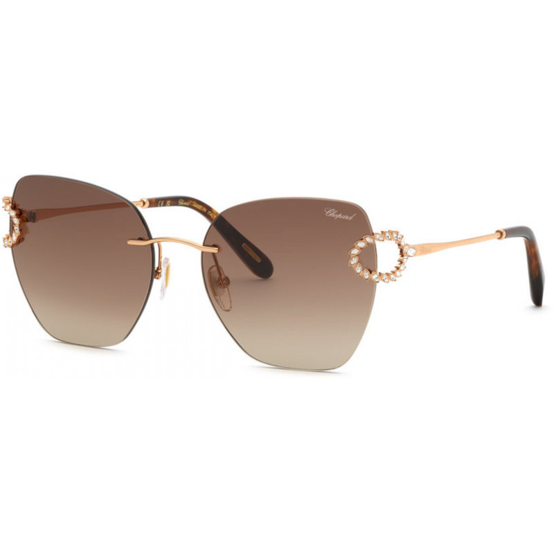 Sunglasses Chopard SCHM 14 S 08fc Copper Gold 57mm