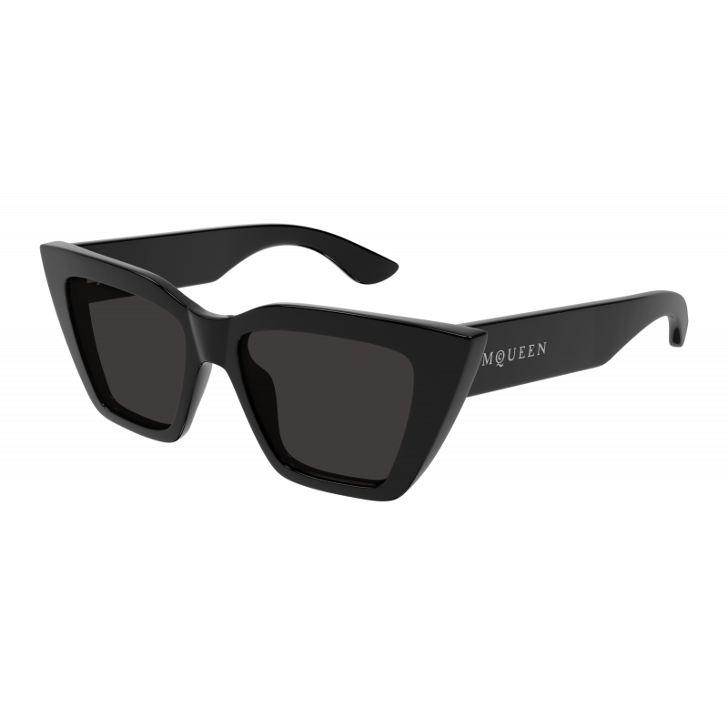 Sunglasses Alexander McQueen AM 0507 S- 001 Black / Grey 52mm