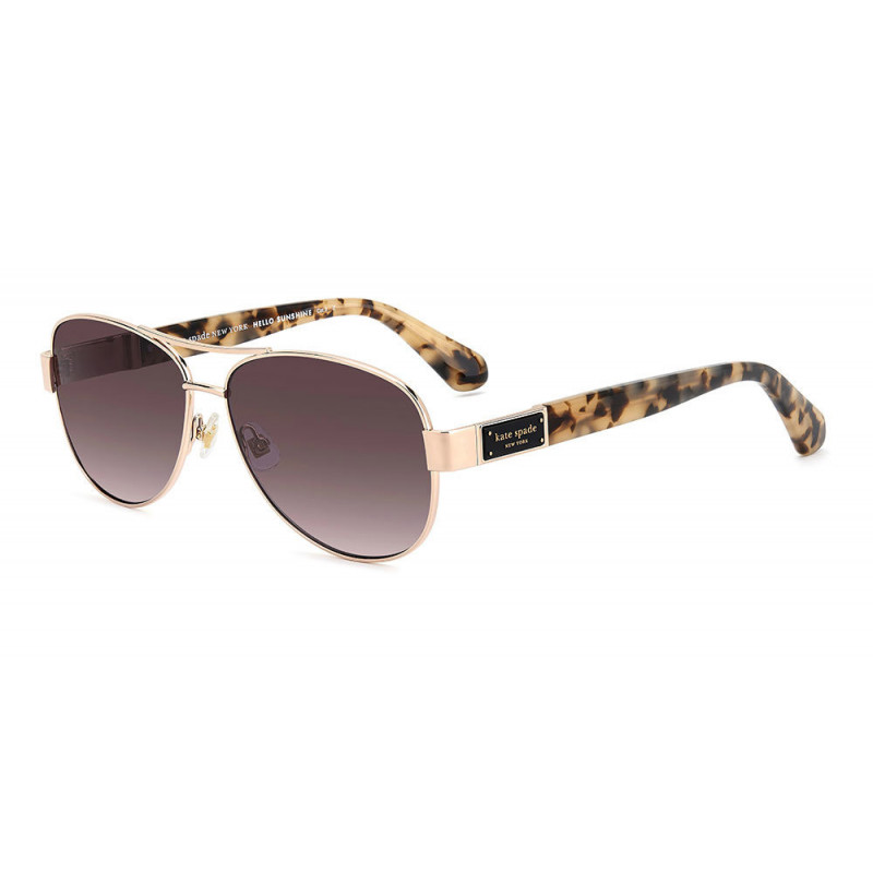 Sunglasses Kate Spade KS DALIA 3 /G/S U2JR Jr Burgundy Shaded Polarized 58mm