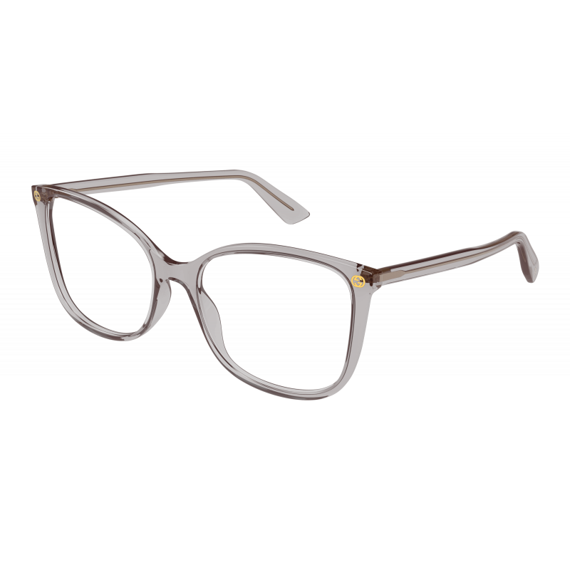 Eyeglasses Gucci GG 0026 O- 018 Grey / Transparent 53mm