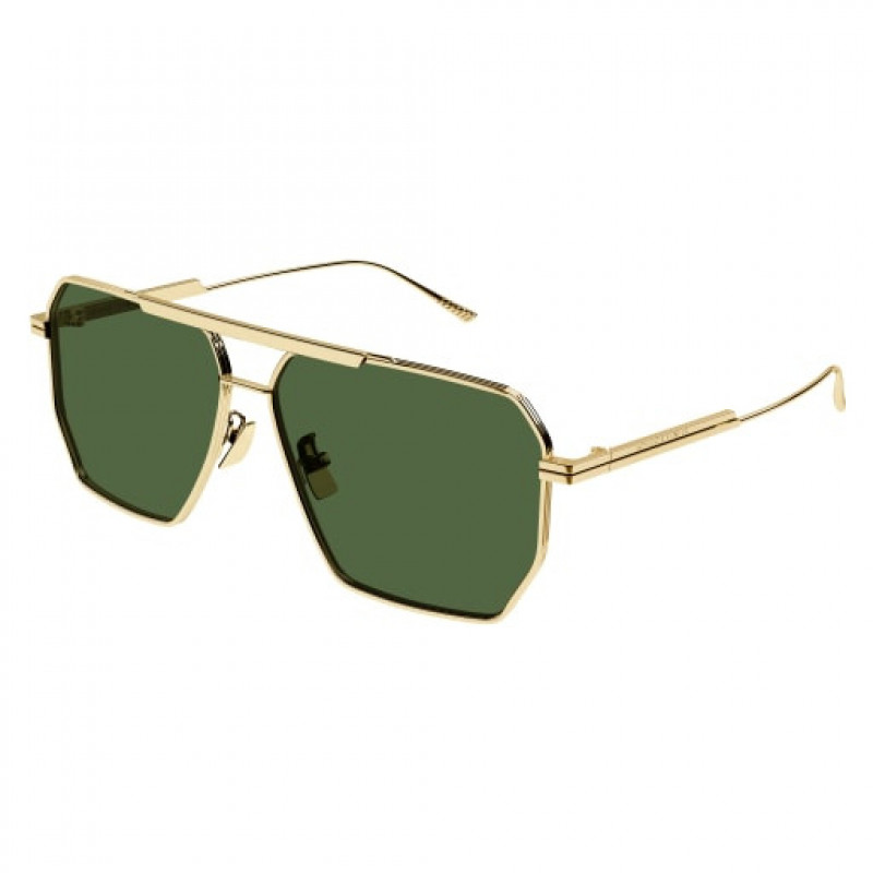 Sunglasses Bottega Veneta BV 1012 S- 004 Gold / Green
