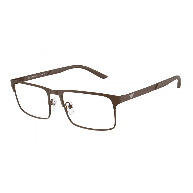 Eyeglasses Emporio Armani EA 1170 3397 Matte Brown Demo Lens 55mm