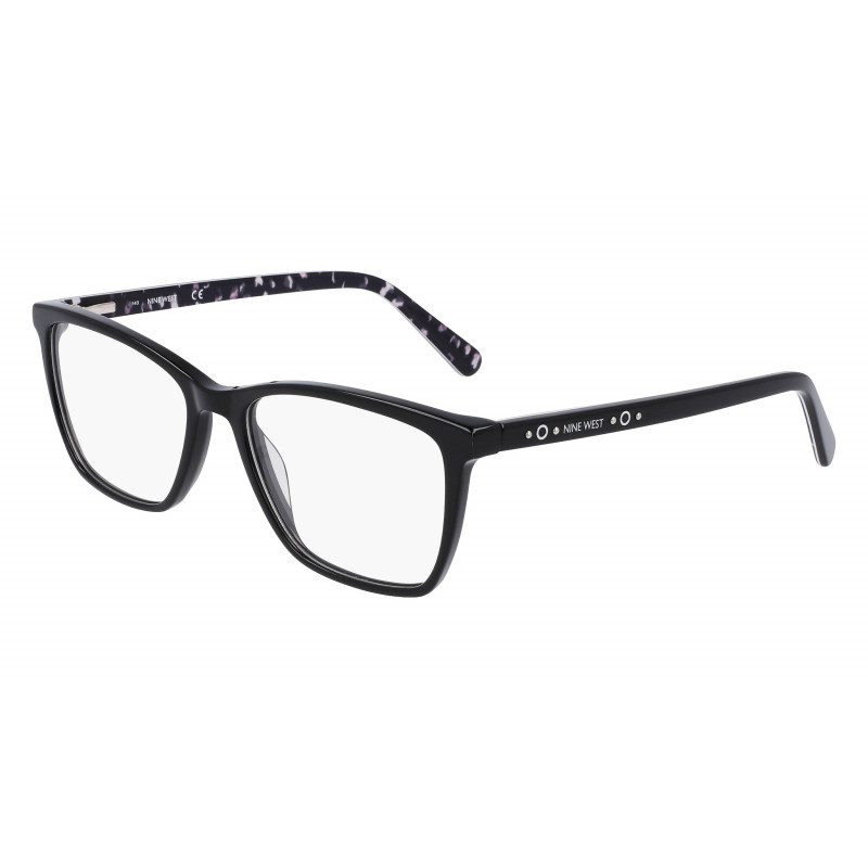 Eyeglasses NINE WEST NW 5205 N 001 Solid Black 56mm