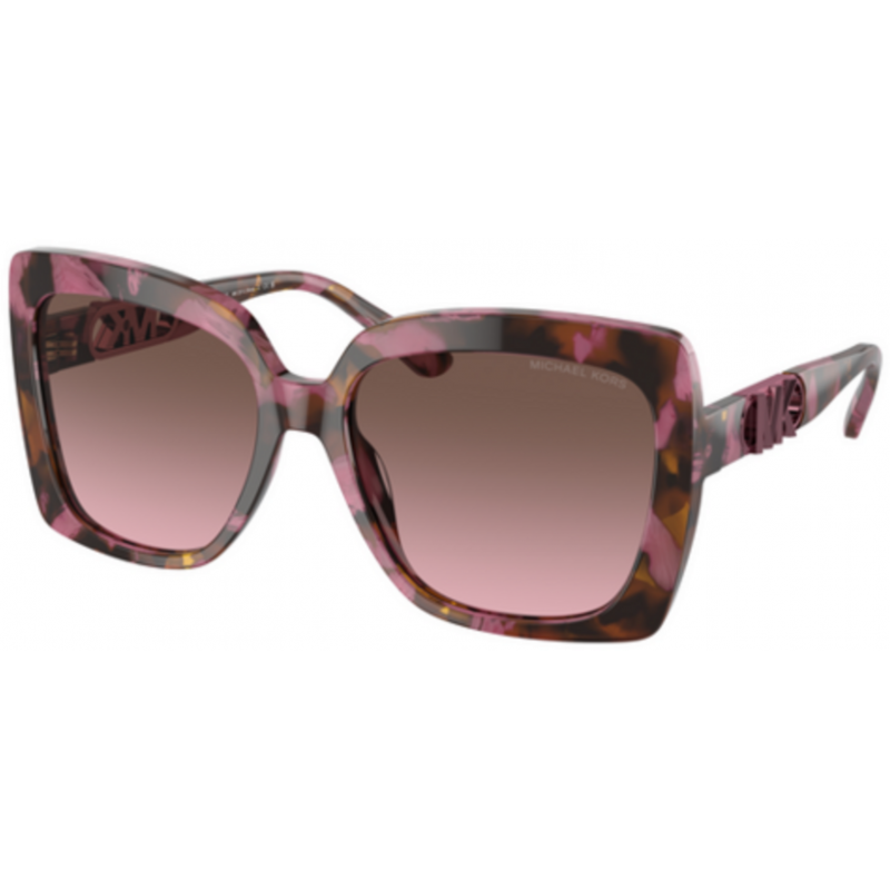 Sunglasses Michael Kors MK 2213 39989T Plum Graphic Tortoise / Cordovan Gradient Polyamide Standard