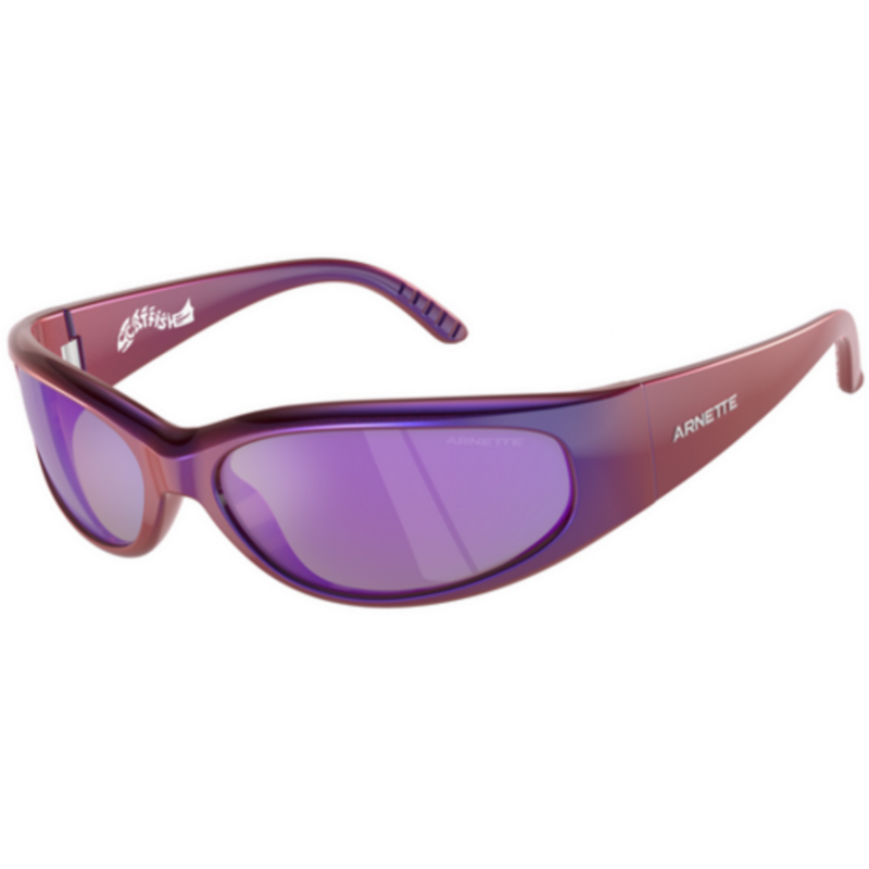 Sunglasses Arnette AN 4302 29084V Iridescent Blue/Violet / Grey Mirror Violet Policarbonate Standard 65mm