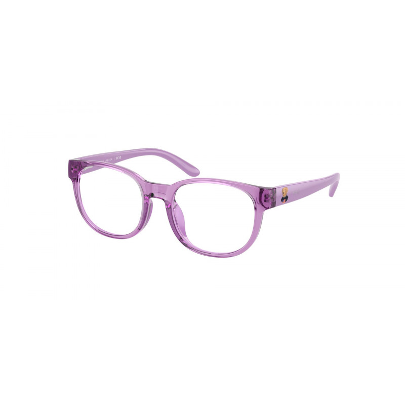 Eyeglasses Polo Prep PP 8549 U 5947 Shiny Transparent Violet / Demo Lens 43mm