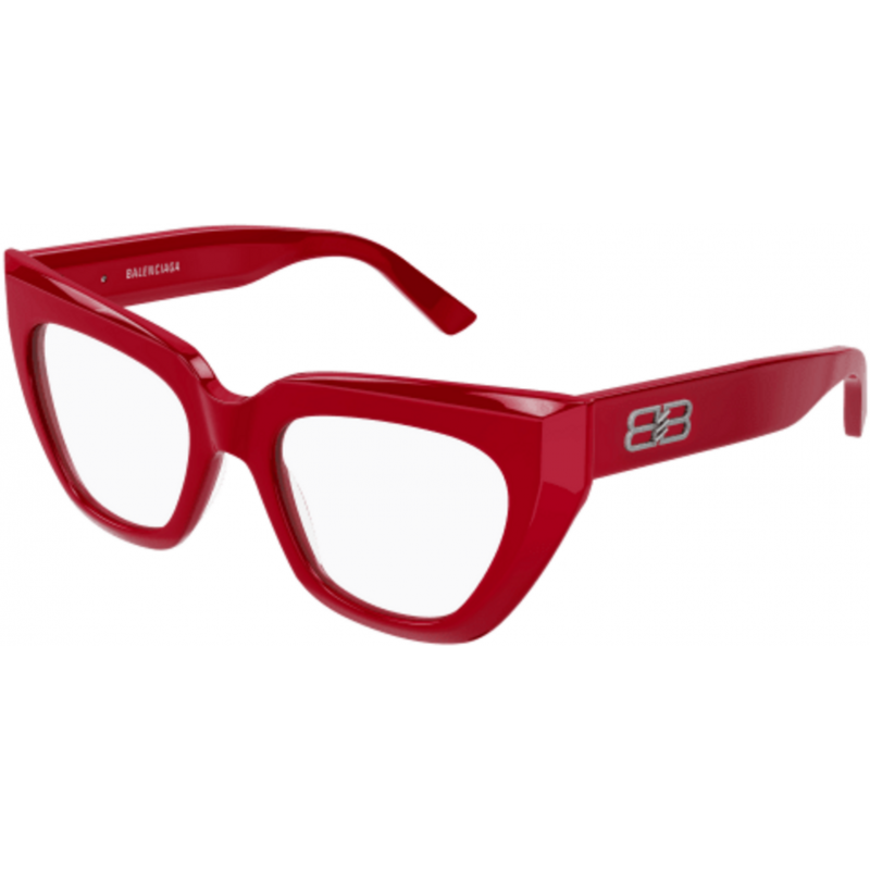 Eyeglasses Balenciaga BB 0238 O- 003 Red / Transparent 50mm