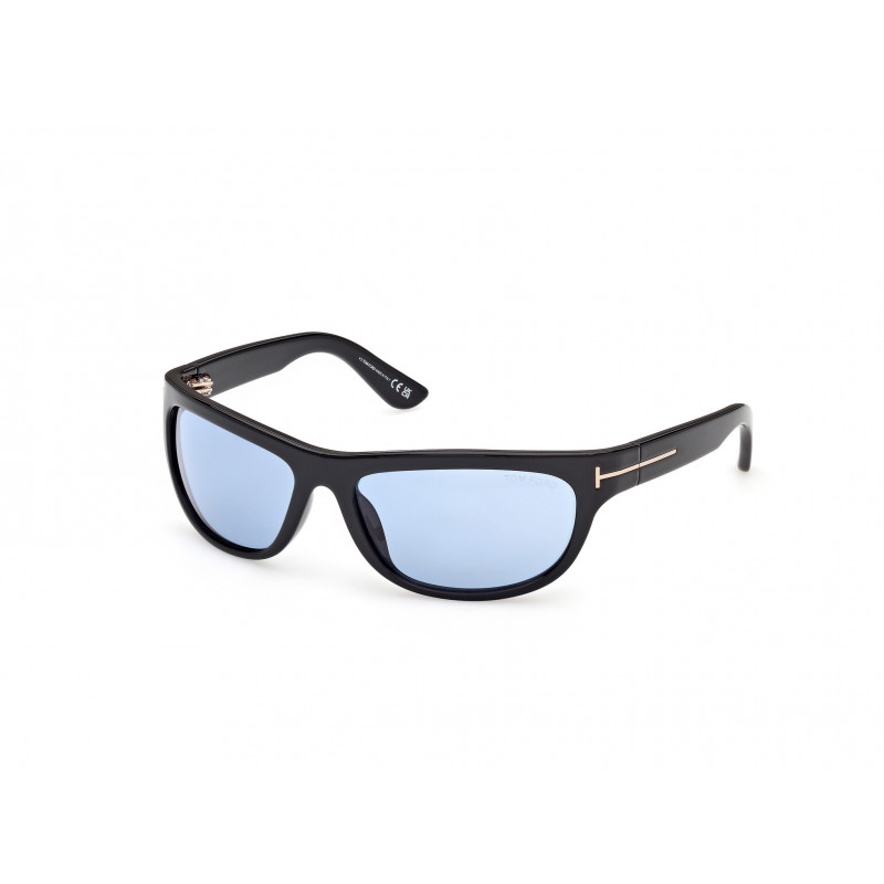 Sunglasses Tom Ford FT 1363 01V Shiny Black / 62mm