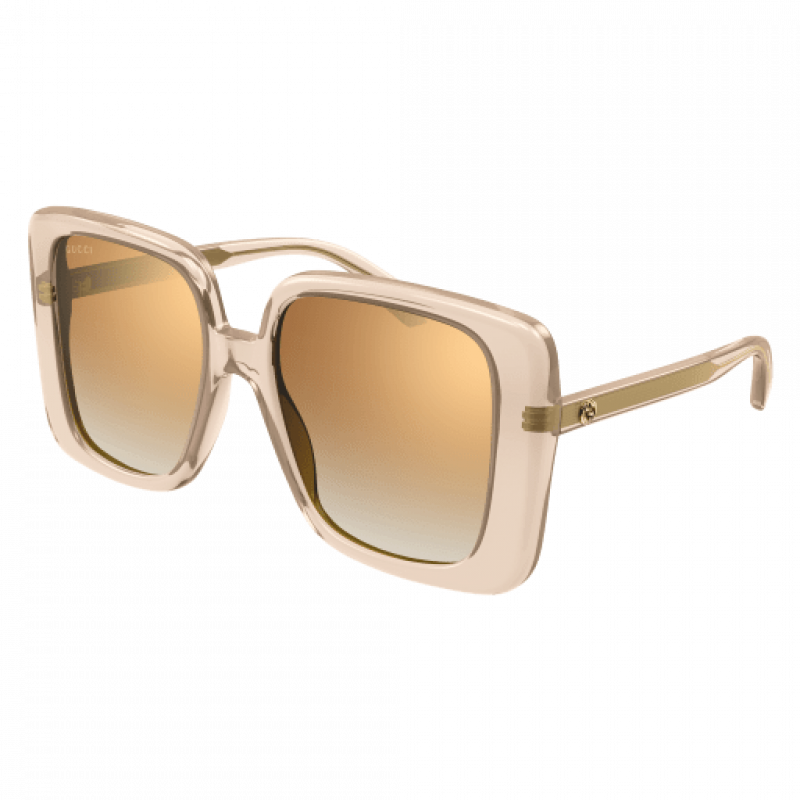 Sunglasses Gucci GG 1314 S- 005 Beige / Brown 55mm
