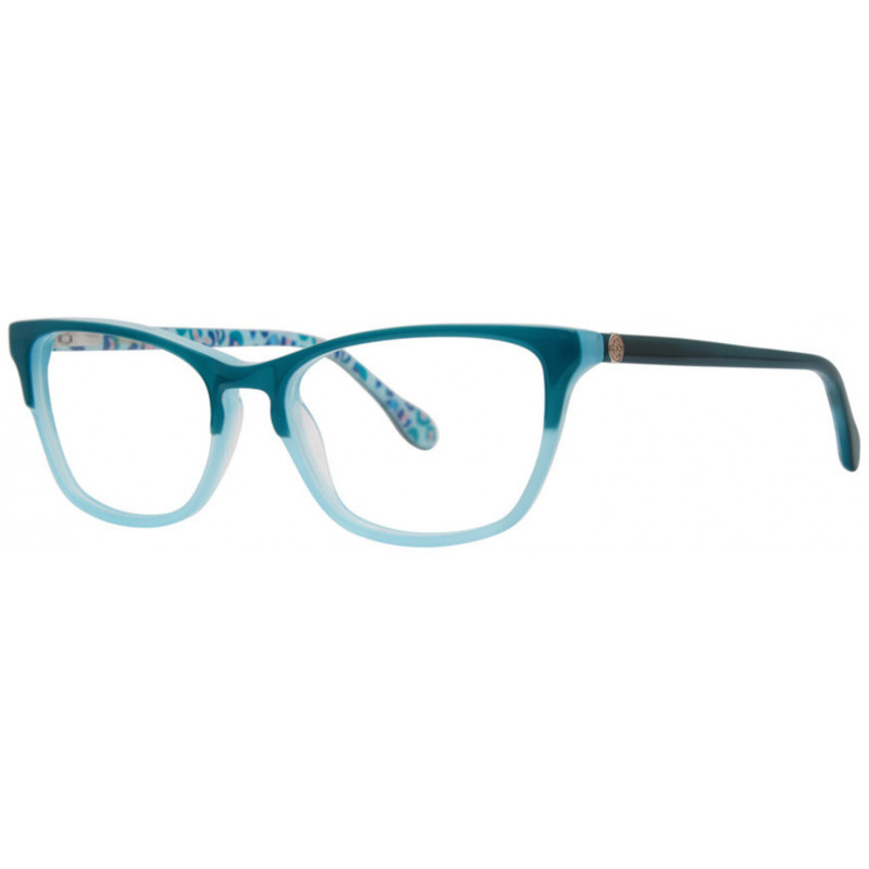 Eyeglasses Lilly Pulitzer Keegan Teal Spot 48mm