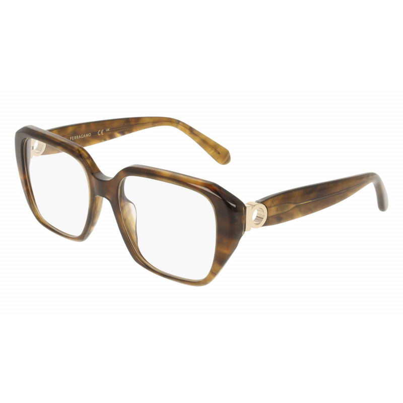 Eyeglasses FERRAGAMO SF 3073 328 Khaki Tortoise 53mm