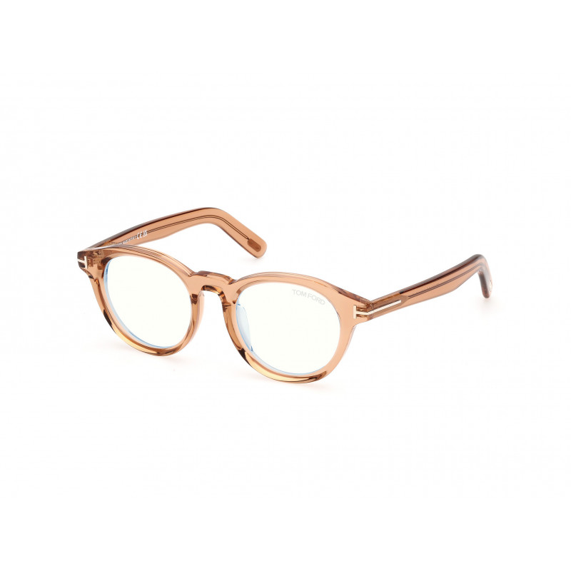 Eyeglasses Tom Ford FT 5931 -D-B Asian fit 045 Shiny Light Brown / 49mm