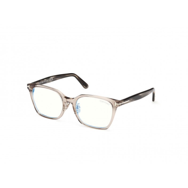 Eyeglasses Tom Ford FT 6103 -D-B Asian fit 045 Shiny Light Brown /