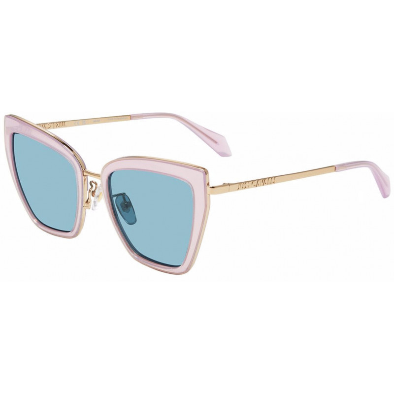 Sunglasses Just Cavalli SJC 092 06sm Opal Pink/Turquoise