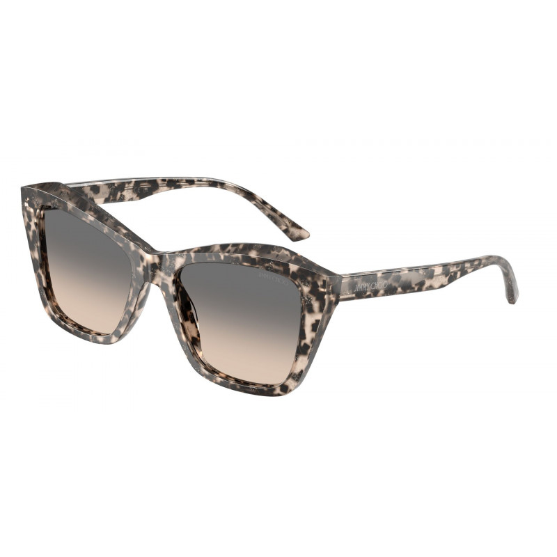 Sunglasses Jimmy Choo JC 5076 5115G9 Grey Glitter Havana / Brown Gradient Polyamide Standard 54mm