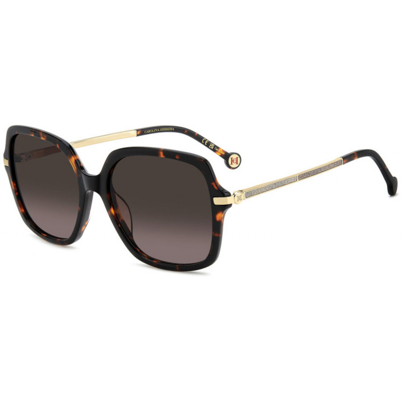 Sunglasses Carolina Herrera HER 0285 /G/S 86HA Ha Brown Shaded 55mm