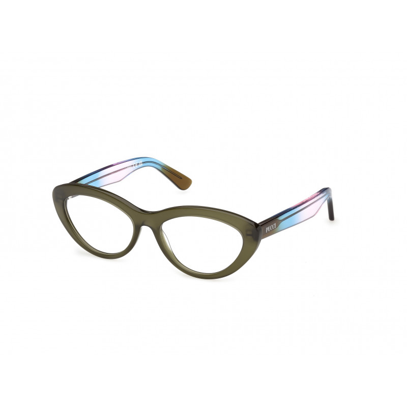 Eyeglasses Emilio Pucci EP 5287 096 Shiny Light Green / Brown/Gradient 55mm