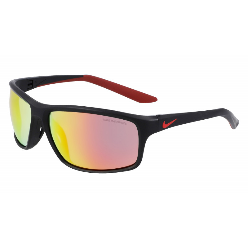 Sunglasses NIKE ADRENALINE 22 M N IU 8083 X 010 Matte Black/Red Mirror 64mm