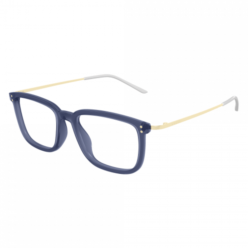 Eyeglasses Gucci GG 1709 O- 007 Blue / Transparent Gold 53mm