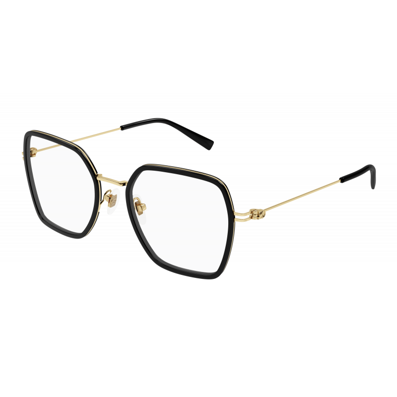 Eyeglasses Gucci GG 1850 O- 001 Black / Transparent Gold 51mm