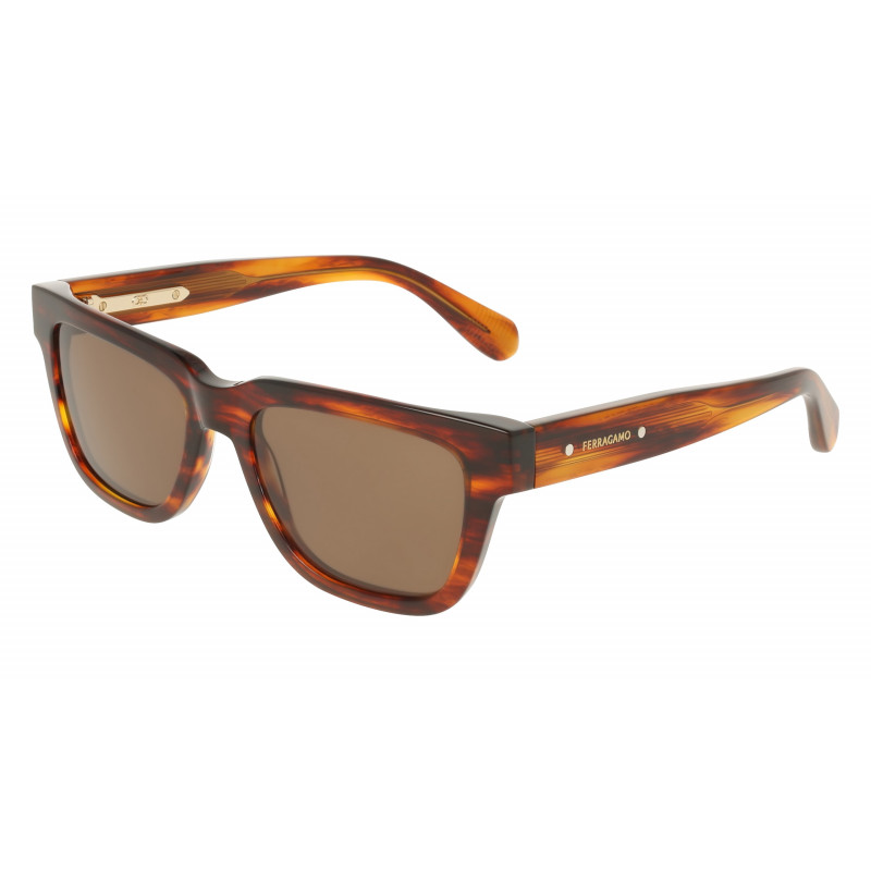 Sunglasses FERRAGAMO SF 2145 S 208 Brown Horn 54mm