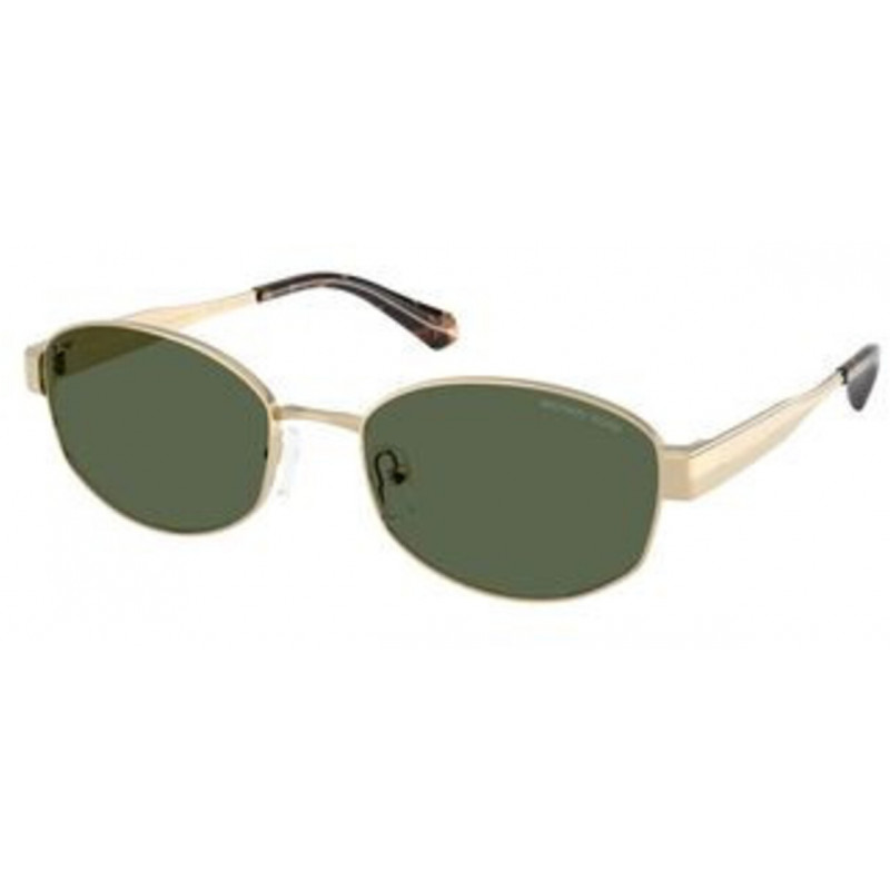 Sunglasses Michael Kors MK 1161 10149A Light Gold / Green Mono Polar Policarbonate Polarized 56mm