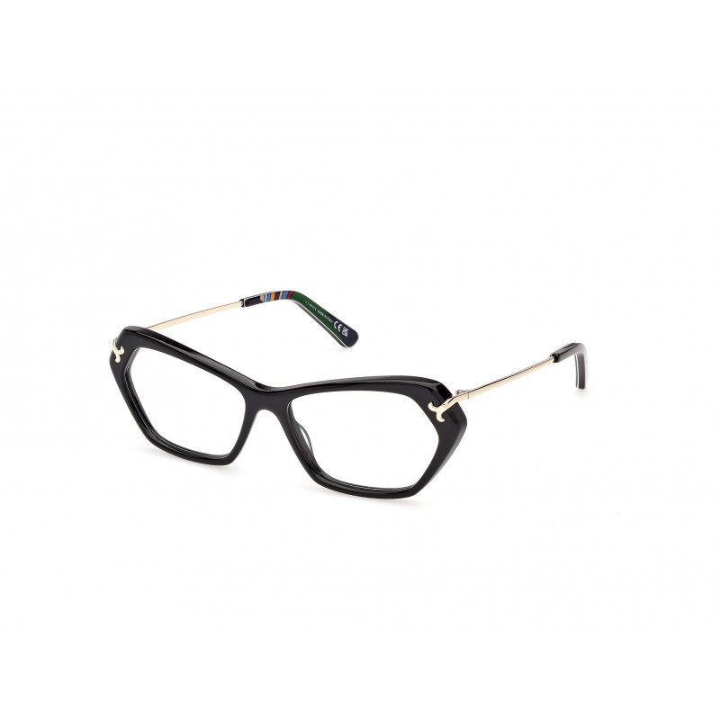 Eyeglasses Emilio Pucci EP 5285 001 Shiny Black Pale Gold 56mm