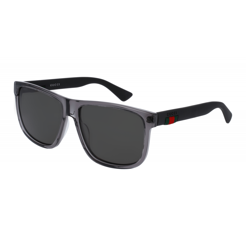 Sunglasses Gucci GG 0010 S- 004 Grey / Black 58mm