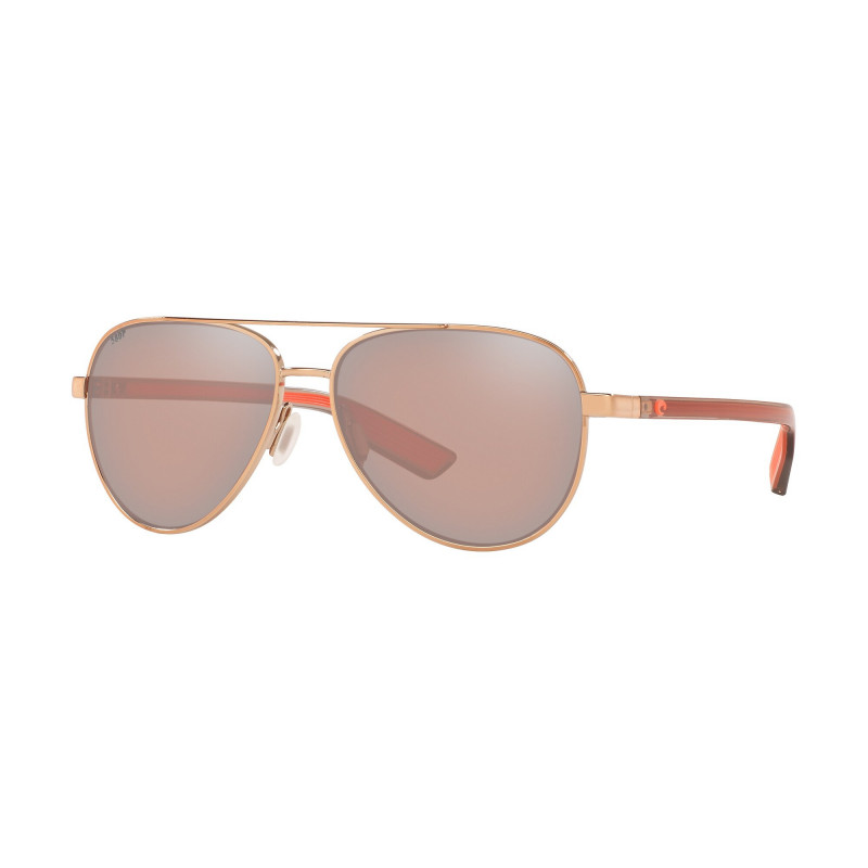 Sunglasses Costa Del Mar 06 S 4002 400221 Peli 290 Shiny Rose Gold Coppe