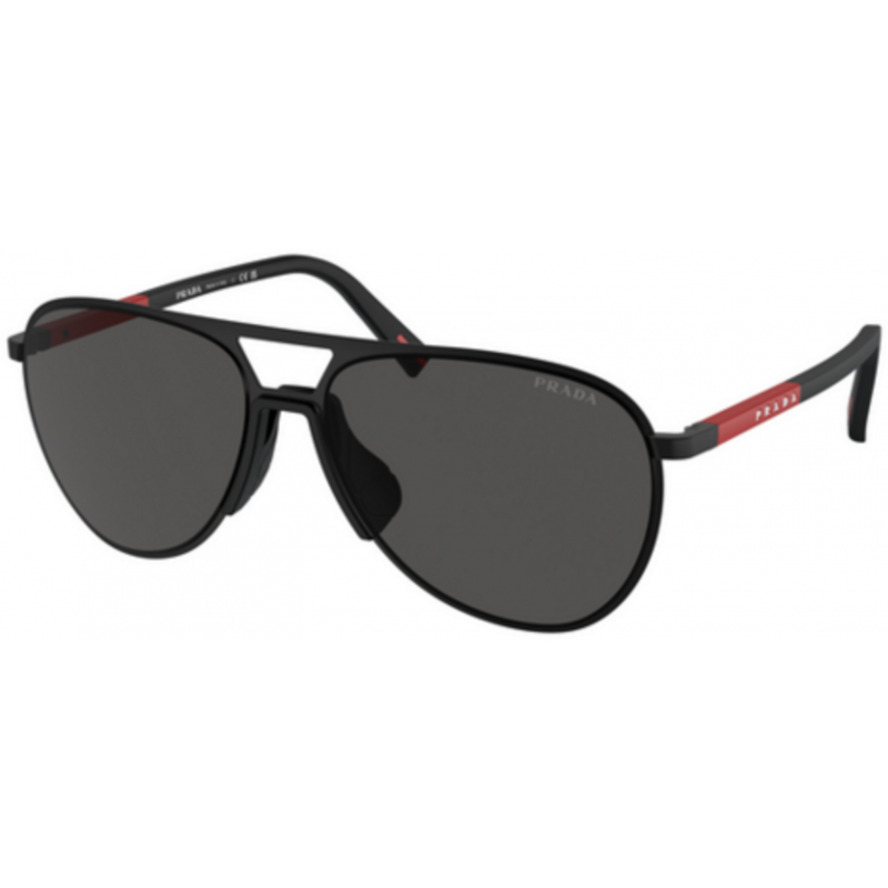 Sunglasses Prada Linea Rossa PS 53 ZS 1BO06F Matte Black / Dark Grey Polyamide Standard 59mm