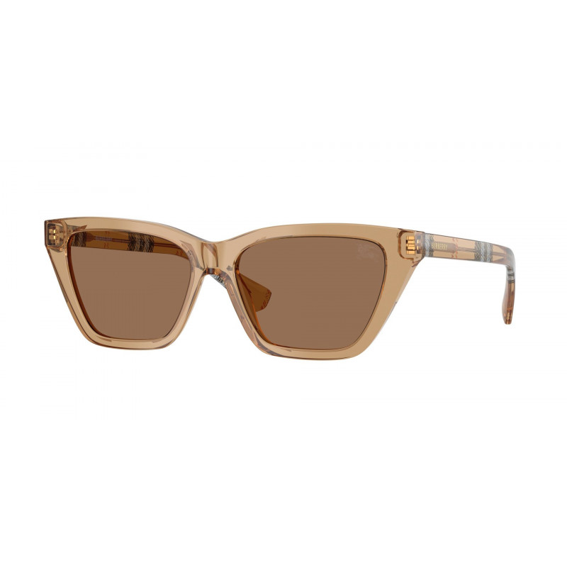 Sunglasses Burberry BE 4468 416473 Beige / Dark Brown Polyamide Standard 54mm