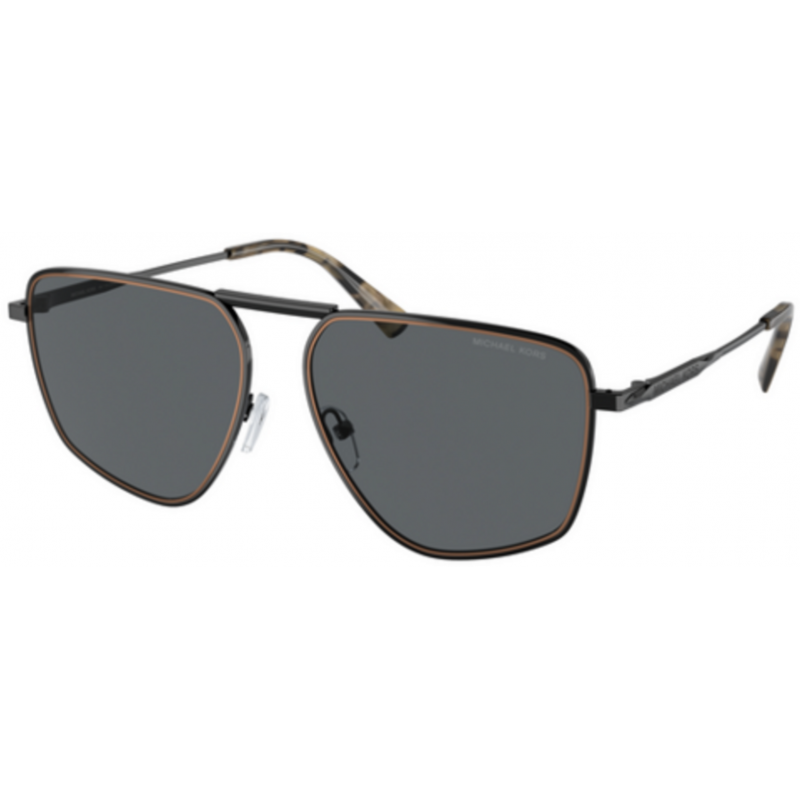 Sunglasses Michael Kors MK 1153 100587 Silverton Shiny Black Dark Gre