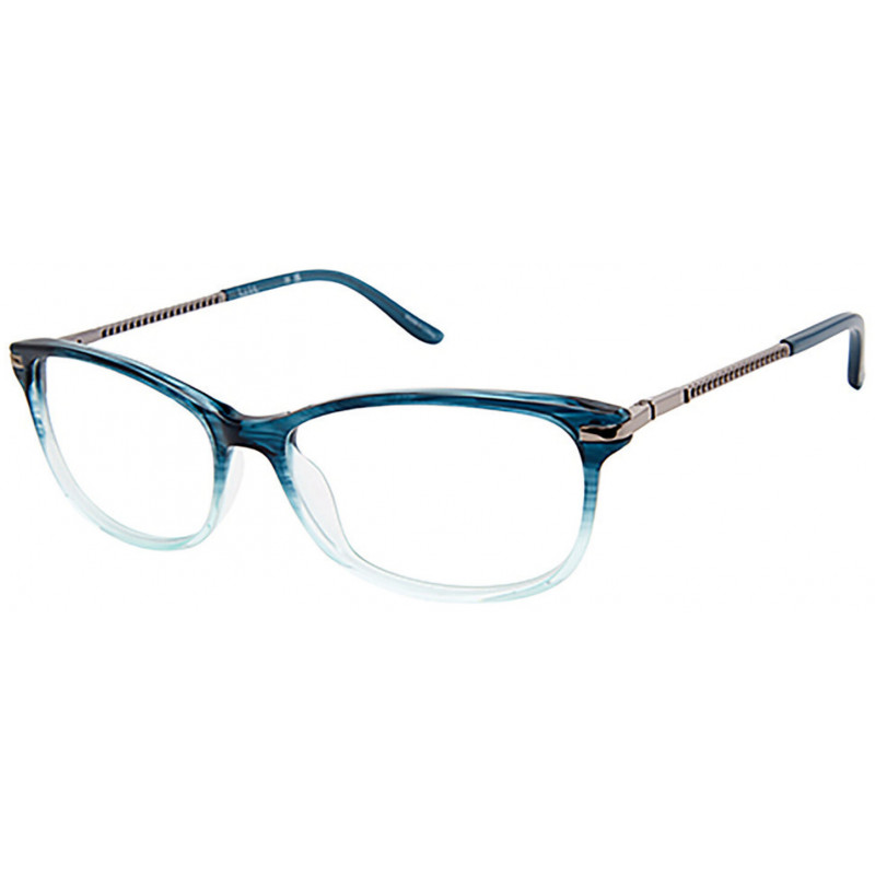 Eyeglasses Nicole Miller LOMBARDY C01 Gun/Green 58mm