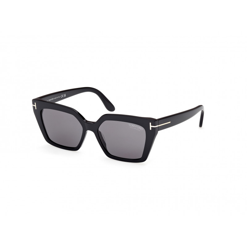 Sunglasses Tom Ford FT 1030 01D Shiny Black / 53mm