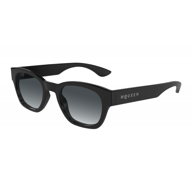 Sunglasses Alexander McQueen AM 0530 S- 001 Black / Grey 49mm