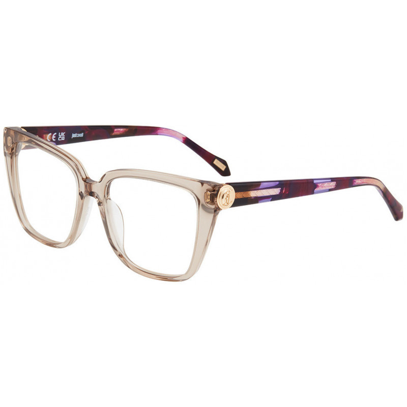 Sunglasses Just Cavalli VJC 186 0alv Shiny Transparent Dove Grey 53mm