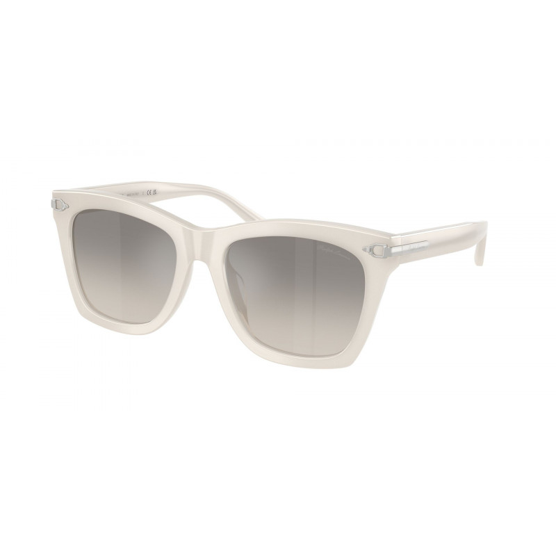 Sunglasses Ralph Lauren RL 8235 U 618208 Opaline Milky / Grey Gradient Flash Polyamide Standard 54mm