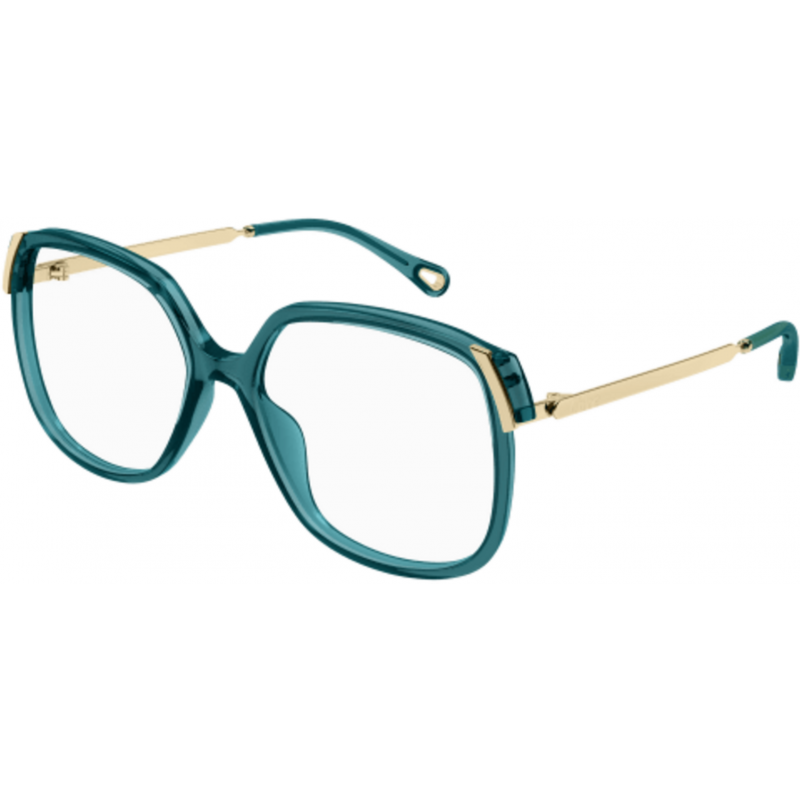 Eyeglasses Chloé CH 0287 O- 005 Green / Transparent Gold 56mm