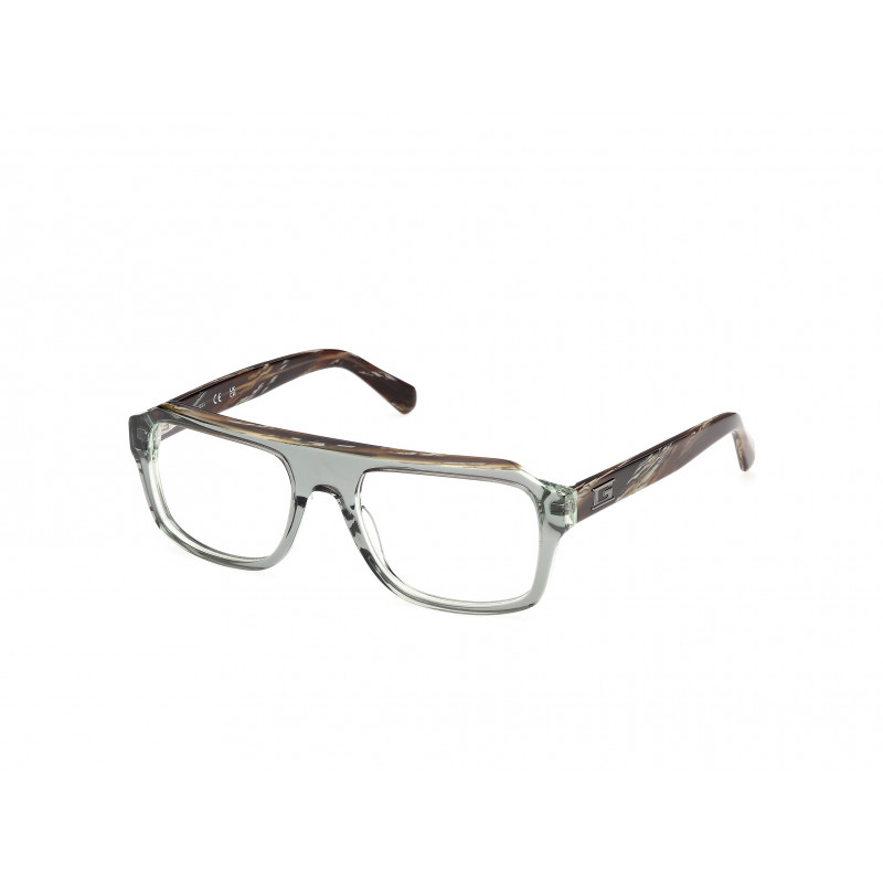 Eyeglasses Guess GU 50451 096 Shiny Dark Green / Green/Horn 54mm