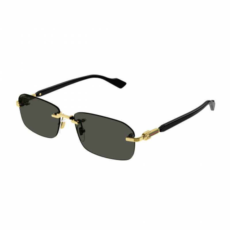 Sunglasses Gucci GG 1221 S- 001 Gold / Grey Black 56mm