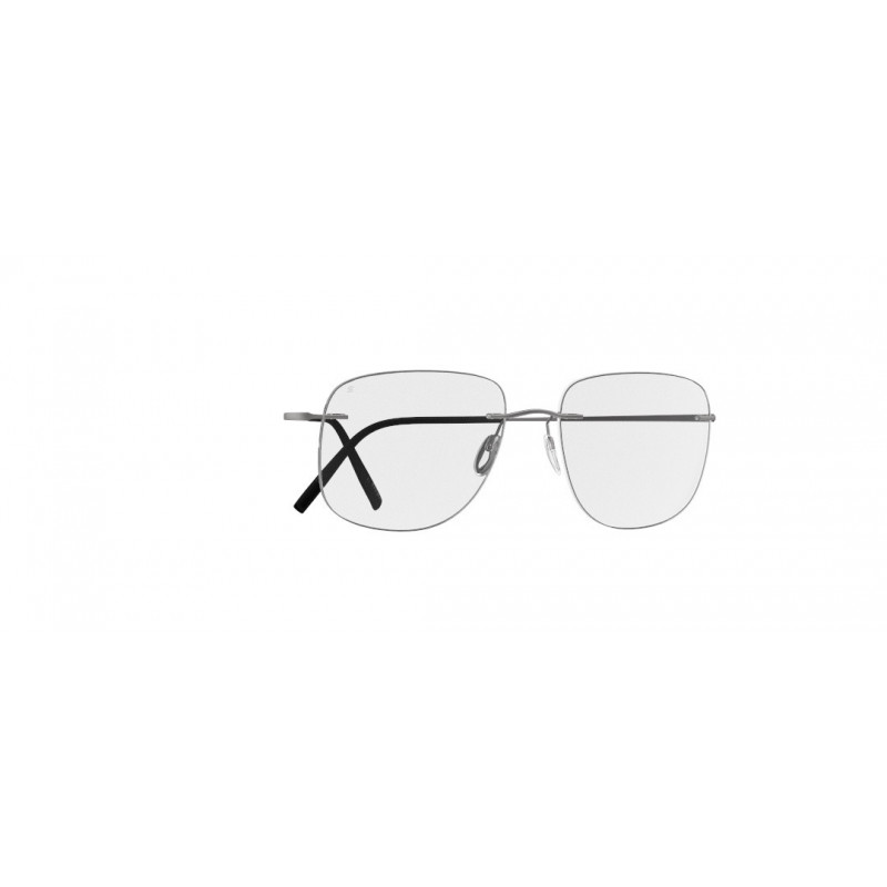 Eyeglasses Silhouette Titan Minimal Art Stellar Demo Rimless 5599 6560 Orbit Ruthenium 55mm