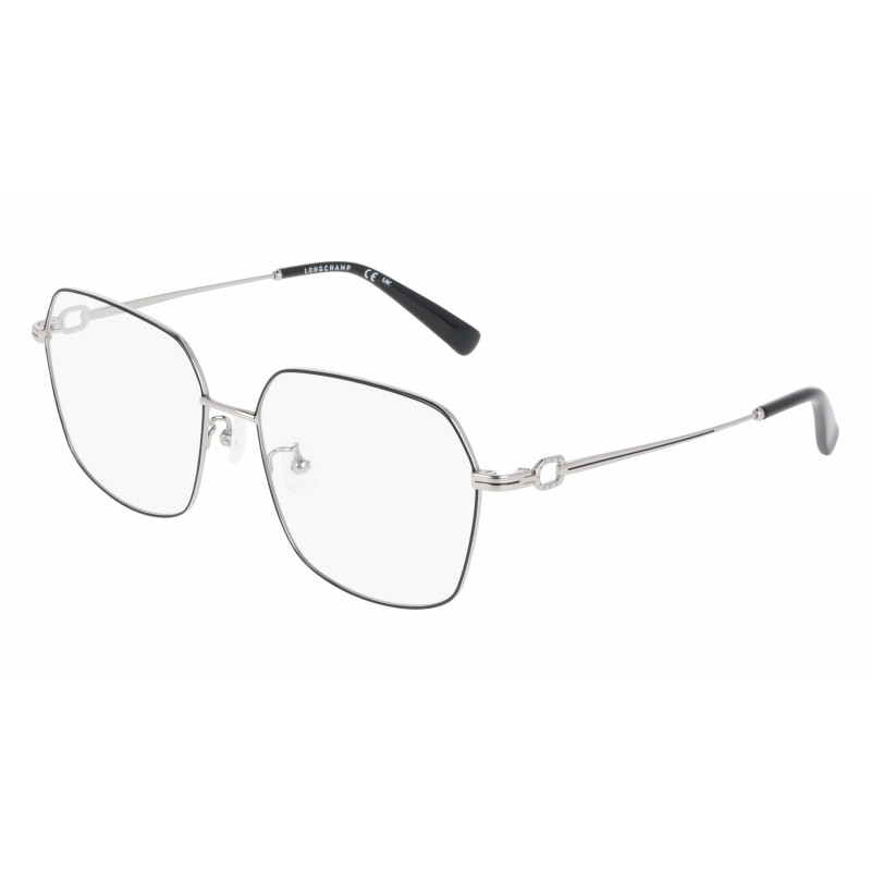 Eyeglasses LONGCHAMP LO 2175 LB 042 Silver Black 55mm