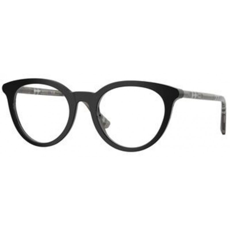 Eyeglasses Burberry BE 2429 4165 Black Demo Lens 48mm