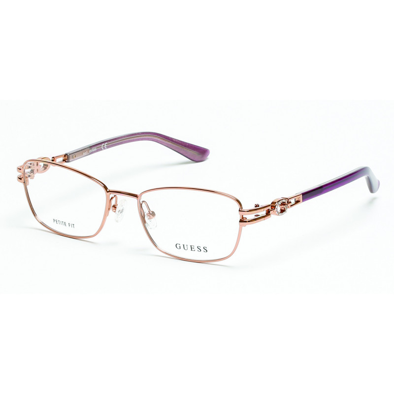 Eyeglasses Guess GU 2687 028 Shiny Pale Gold / Bordeaux/Monocolor