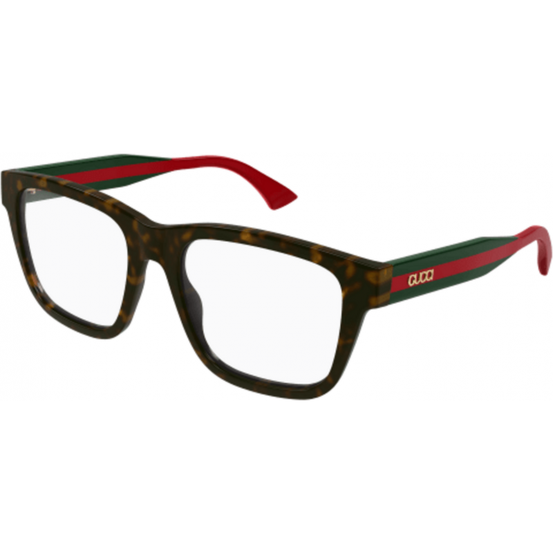 Eyeglasses Gucci GG 1870 O- 002 Havana / Transparent Green 53mm