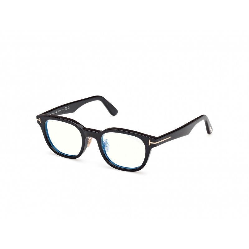 Eyeglasses Tom Ford FT 6020 -D-B Asian fit 001 Shiny Black / 49mm