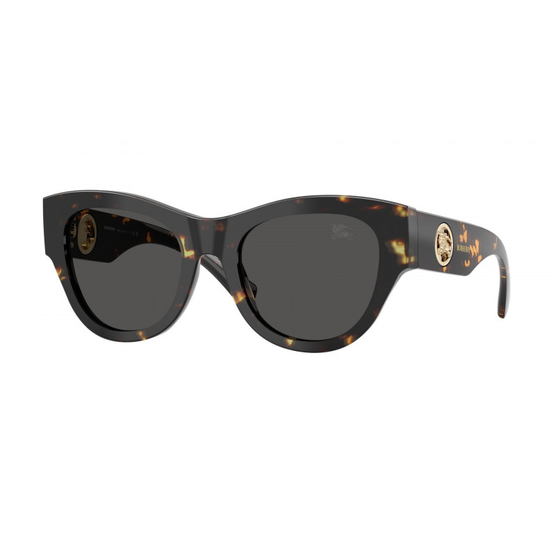 Sunglasses Burberry BE 4491 410687 Yellow Havana / Dark Grey Polyamide Standard 52mm