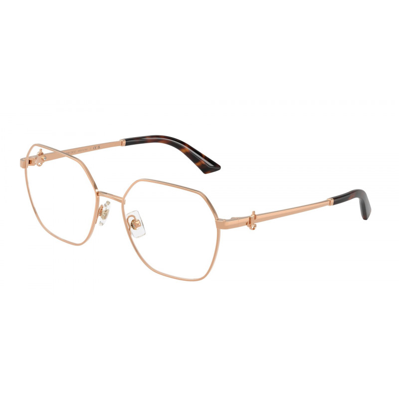 Eyeglasses Jimmy Choo JC 2023 B 3008 Rose Gold Demo Lens 53mm