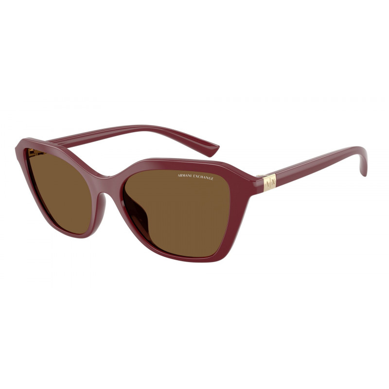 Sunglasses Armani Exchange AX 4173 SU 838773 Shiny Bordeaux / Brown Policarbonate Standard 56mm